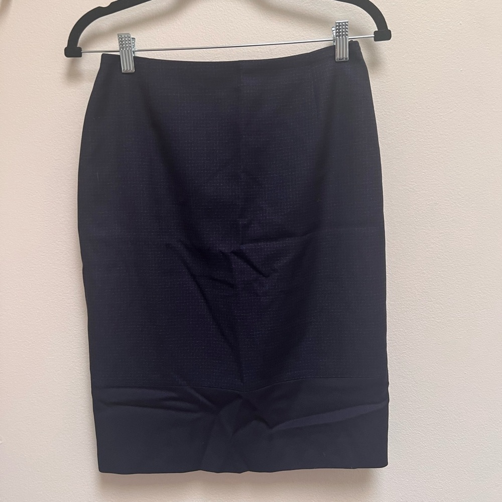 Hugo Boss navy pencil skirt